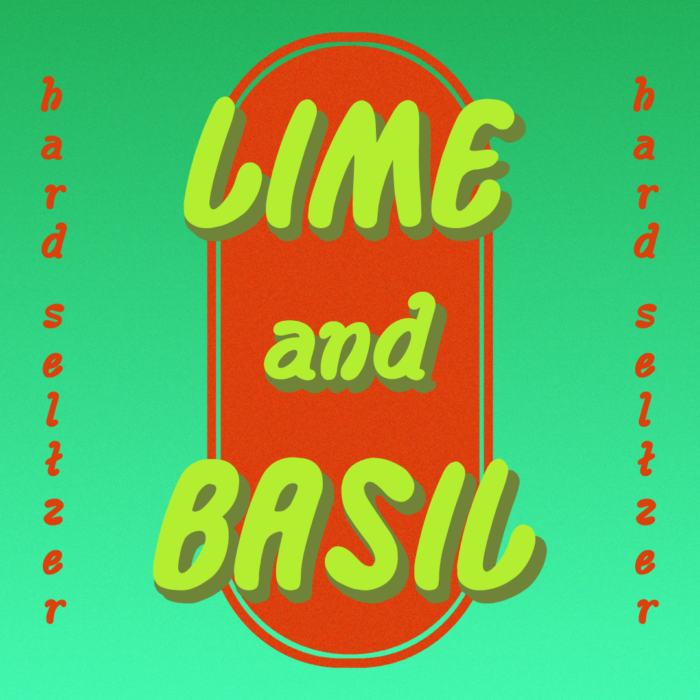 Lime and Basil HardSeltzer